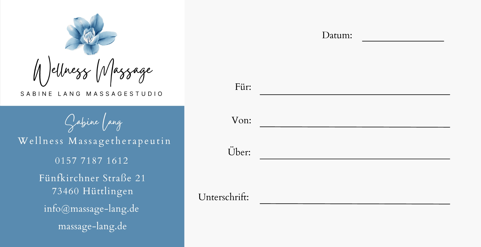 Massagen in Hüttlingen